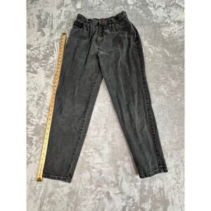 Vintage Bonjour‎ Jeans Womens Size 11/12 Gray High Waist Tapered Leg